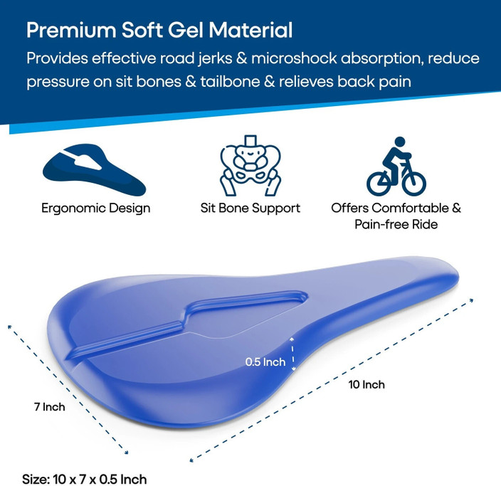 Comfortable Bike Best Bike Saddle For Coccyx Pain HOSPIKART - Main Image