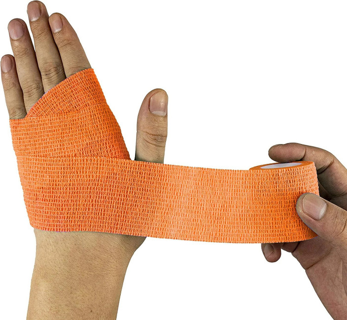 orange bandage