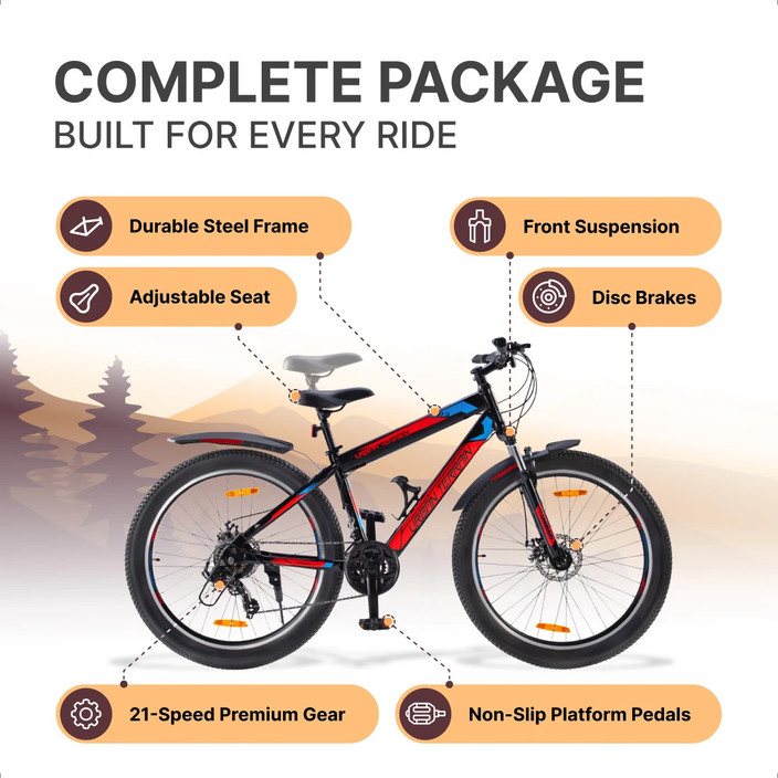 disc brake bicycle mountain bike price