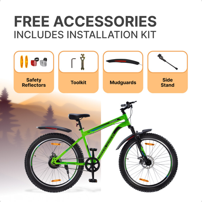 Urban Terrain Bolt Cycles for Men with Steel Frame & Disc