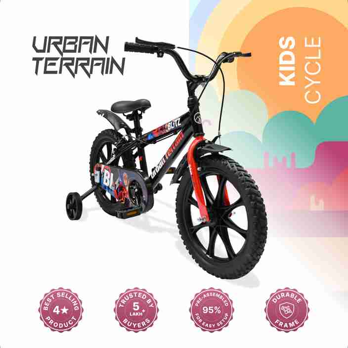 Urban Terrain Blitz Cycles 16T for Boys/Girls Kids Ages to