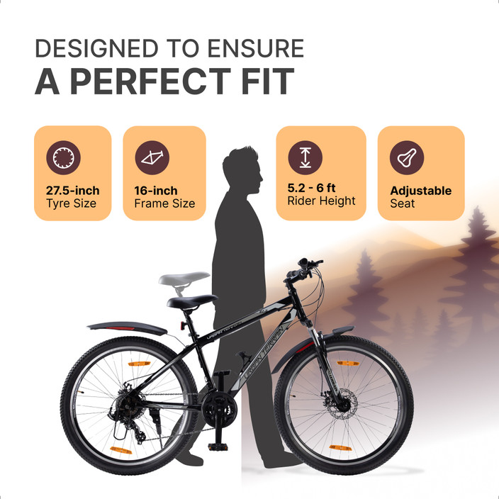 Urban Terrain Mountain Bike Shimano Geared Cycles for Men