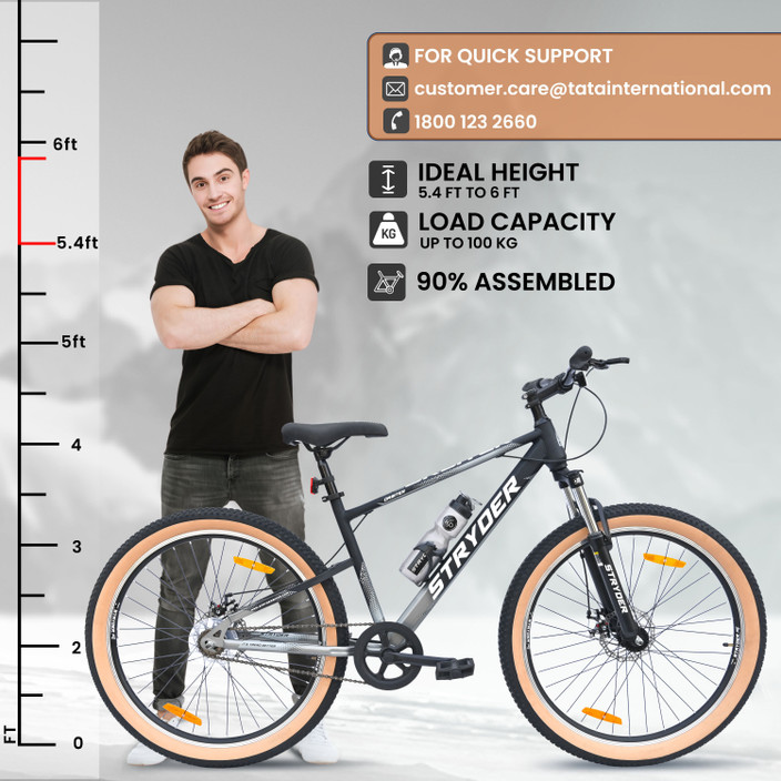 Stryder Cycle Top Indian Bicycle Brands Neon Green(base) Tata