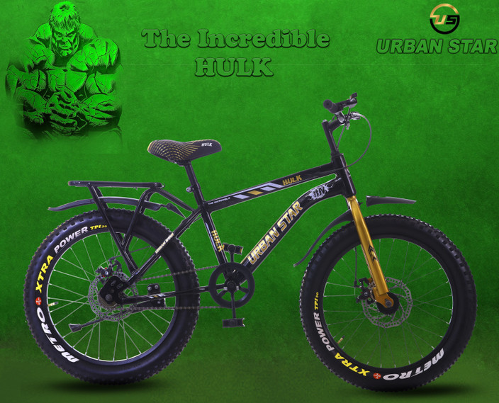 Hulk Cycle For Kids Steel Black Roadmaster RM Hulk Kids Bicycle