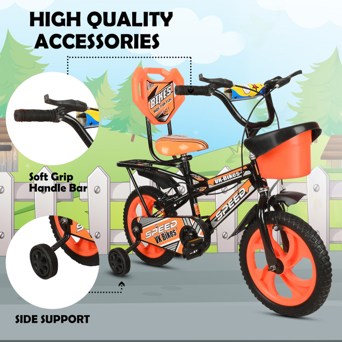 VK BIKES 14T SPEED CARRIER ORANGE 14 T (inch) BMX Cycle Price in