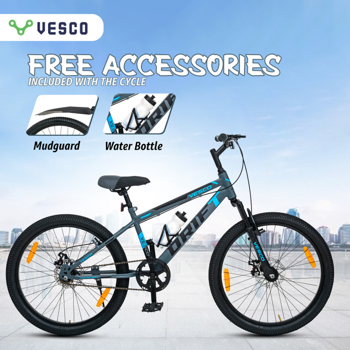 Vesco Gear Cycle Kids Black (Base) Carbon Steel Vesco Empire 26T - Main Image
