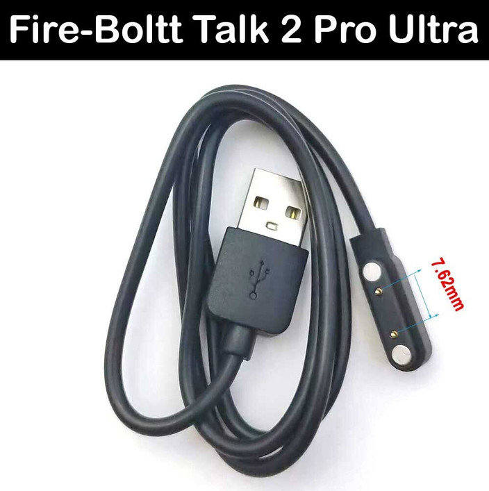 HexaGear Magnetic Charging Cable A m NA Fire-Boltt Talk Pro Ultra  Round DisplaySmart Watch