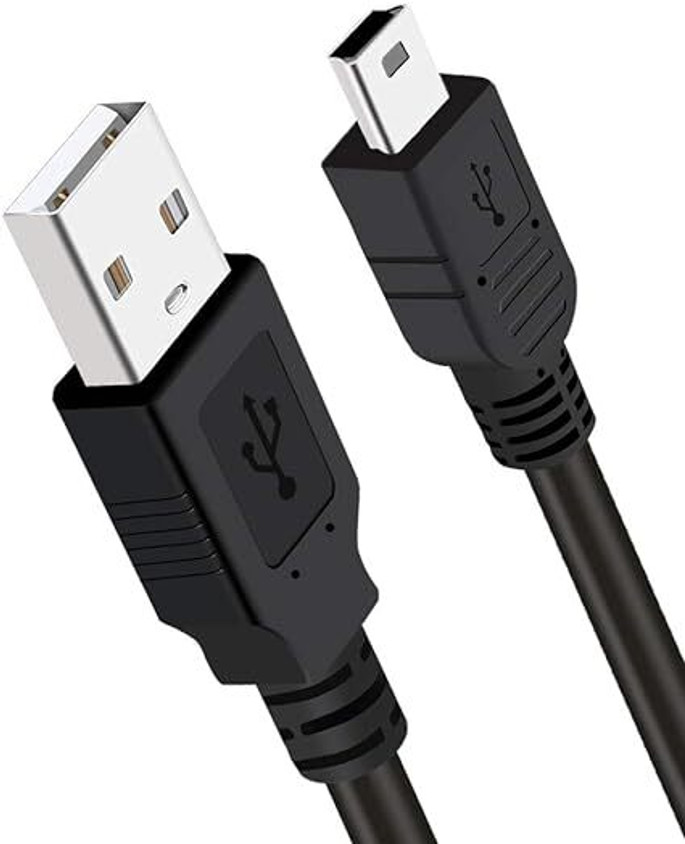HQRP USB Charging Cable For Jackery Mini Air Bar Fit Giant Giant Poweradd Ultra Slim Pilot X1 X2 X3 X4 X5 X6 E S External Battery Power Bank Micro Coaste