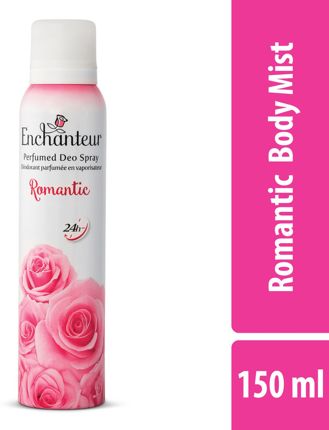 Enchanteur Romantic with 24H Odour Protection Deodorant Spray For Women