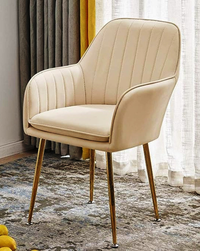 Chair Tech Lounge/Dinning/Accent living room Chairs with Engineered Metal  Legs Solid Wood Dining Chair