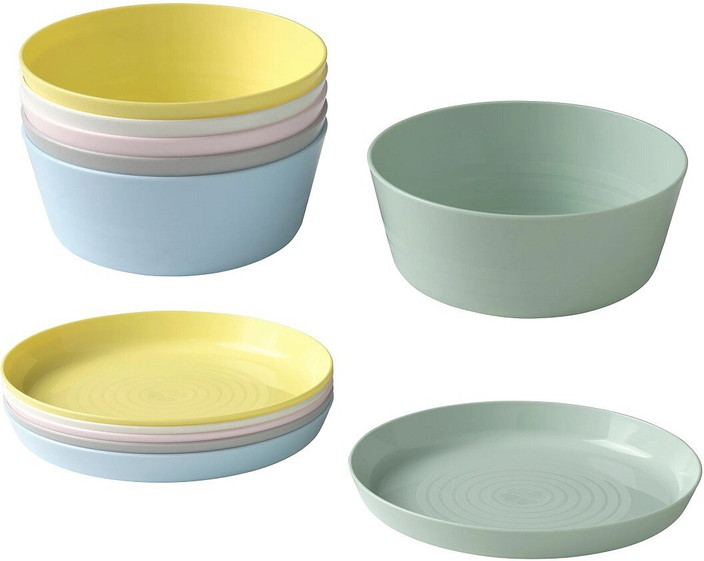 Ceramic Ikea Serving Dishes OFTAST Serving Bowl, White, 23 Cm (9