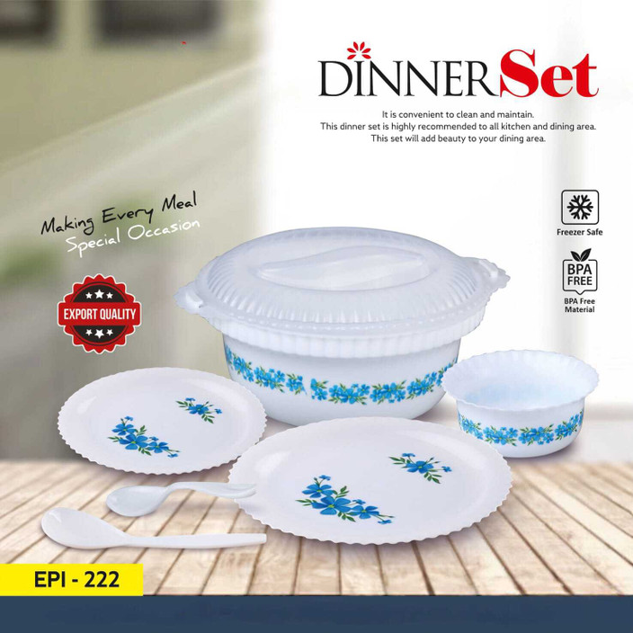 Naaptol Dinner Set 36 Piece 36 Pcs Designer Dinner Set With Free