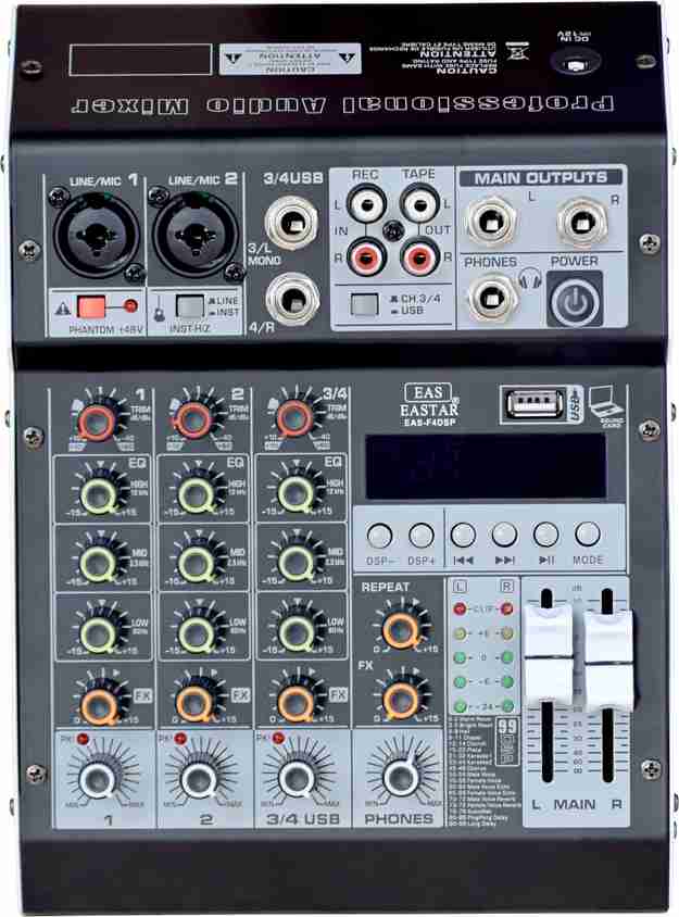 Audio Technica MX45 4ch 4チャンネルDJ MIXER 4 Channel Audio