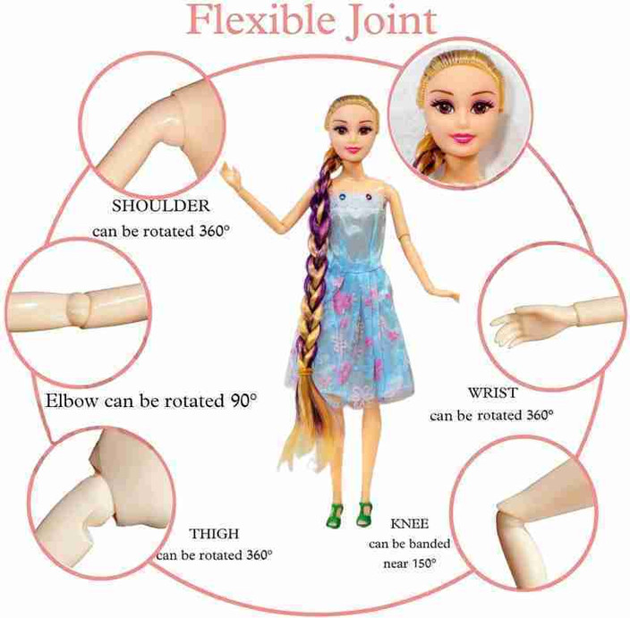 Flexible Joints Barbie Dolls With Moving Joints AKANSHA Deluxe