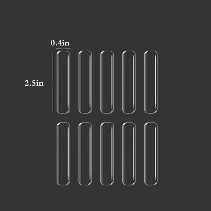 YANCI Clear Self Adhesive Rubber Bumper Pad, Silicone Furniture