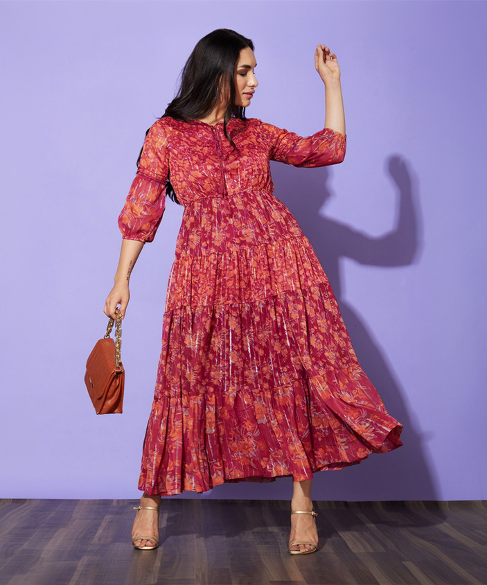 Flare Long Dresses On Flipkart 63% OFF On Githaan Women Fit And