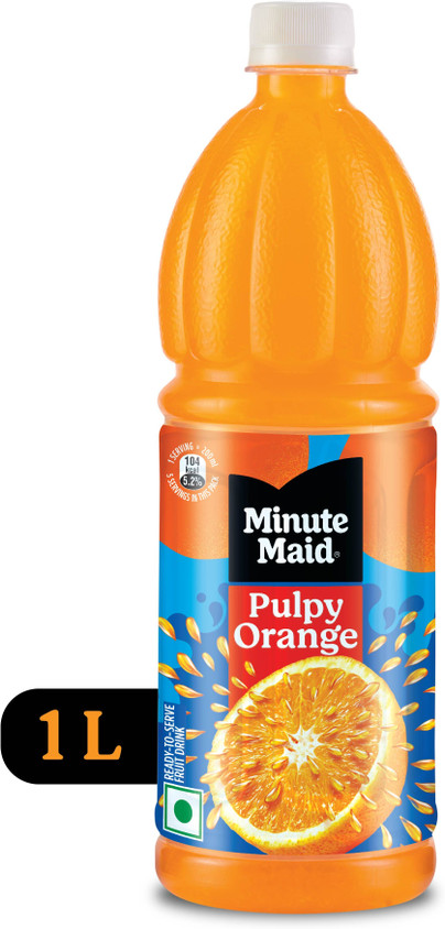 Minute Maid Pulpy Orange Juice, Ready-To-Serve Fruit Drink Price