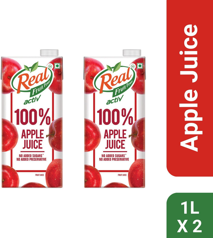 Real Activ 100% Apple Juice With No Added Sugar Preservatives
