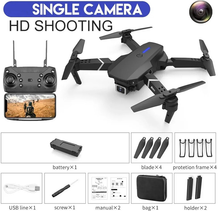 Drone 360 Degree Hd Camera H109 4K HD Dual Camera Folding Drone