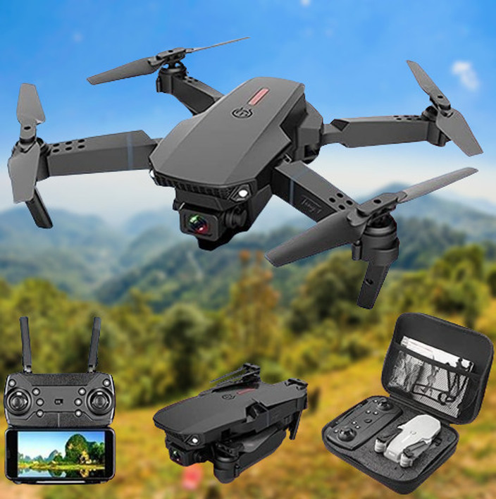 Swa Mi E88 4K HD Dual Camera with 5G WIFI Wide Angle FPV Real time1 Drone