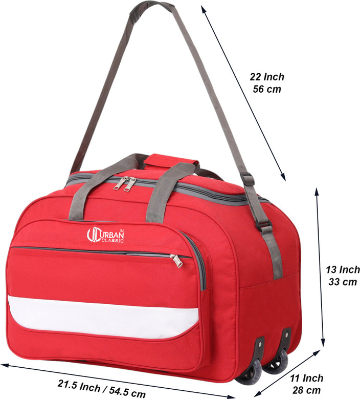 Urban Classic red01 Duffel With Wheels (Strolley) red Price in