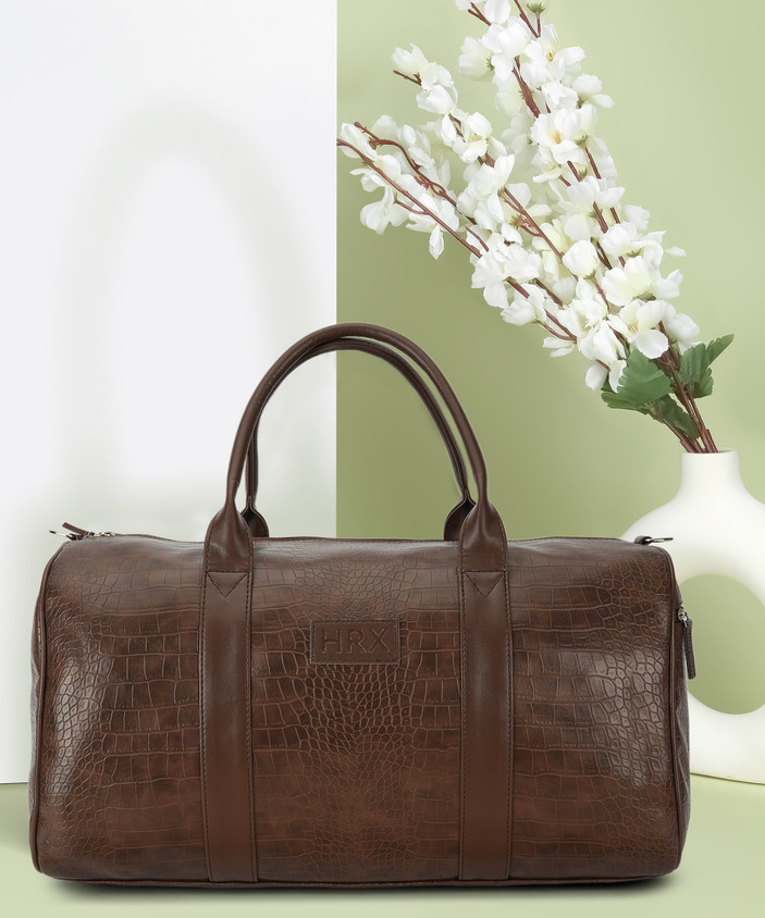 Stylish Duffle Bag HRX By Hrithik Roshan (Expandable) Faux Leather