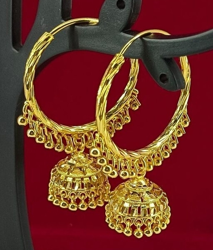 Gold Bali Flipkart One Gram Gold Earrings Gold Baali Earrings Shop
