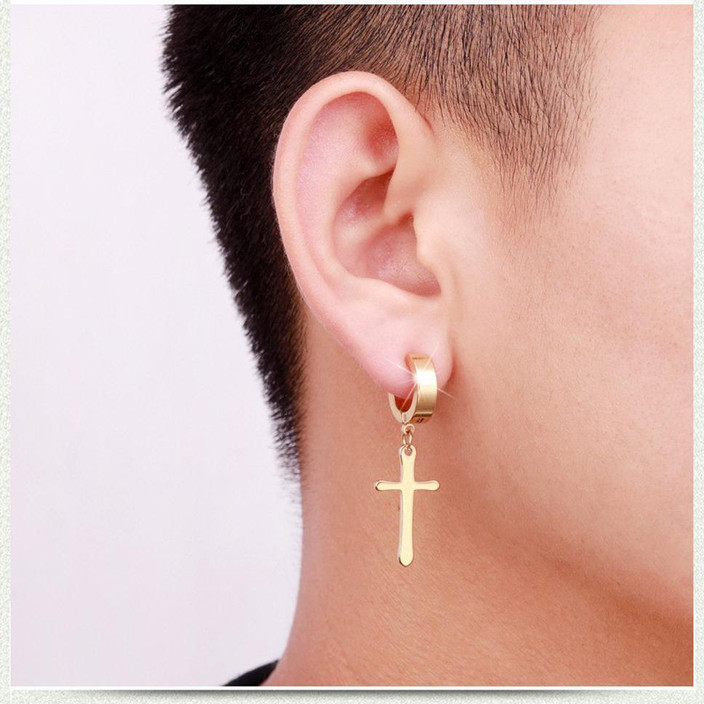 Flipkart Clip On Cross Earring Unisex Dangle Cross Earrings 2025