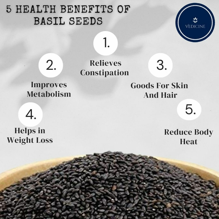 basil seeds benefits