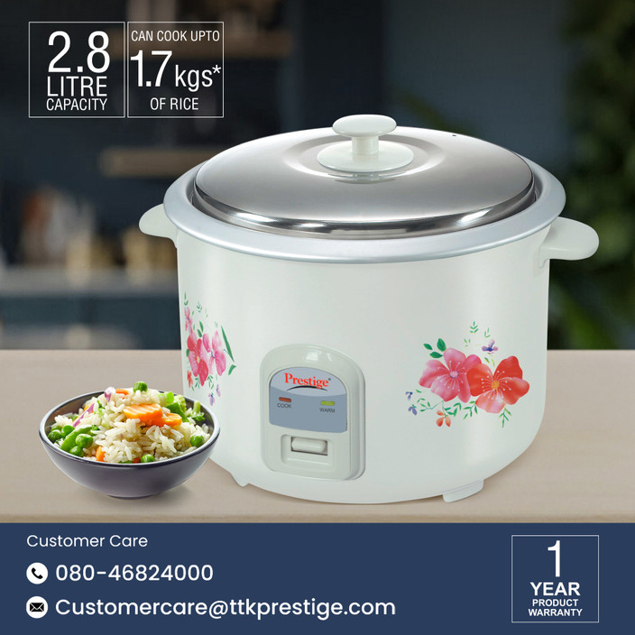 Litre Prestige 1kg Rice Cooker Price Prestige PRWO Electric Rice