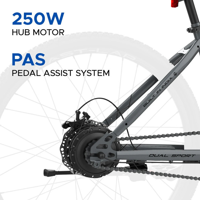 Pedal Assist Bike With Motor Assist EMotorad X2 Sea Geen Inches