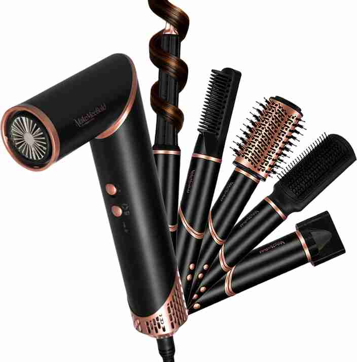 Curler Blow Dryer Nozzle Diy MakeMeeBold 7-IN-1 Multi Air Styler