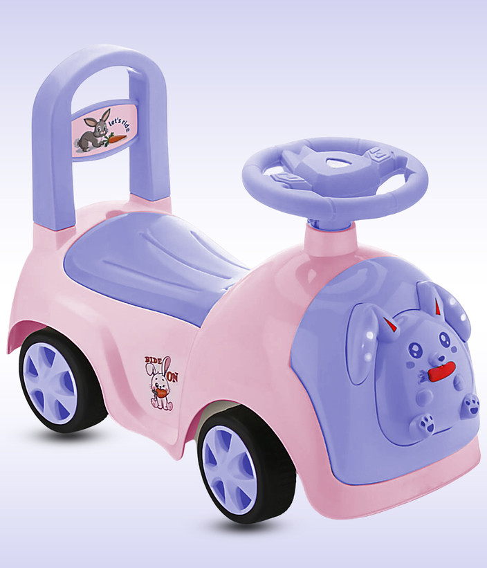 Miss Chief Baby Bunny Rideon Car with Music, for kids 8months+, upto 20kg  Rideons Wagons Battery Operated Ride On
