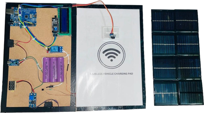 Mechanic37 Wireless Vehicle Charging Station Solar Panel Powered Mazor  Engineering Project Educational Electronic Hobby Kit