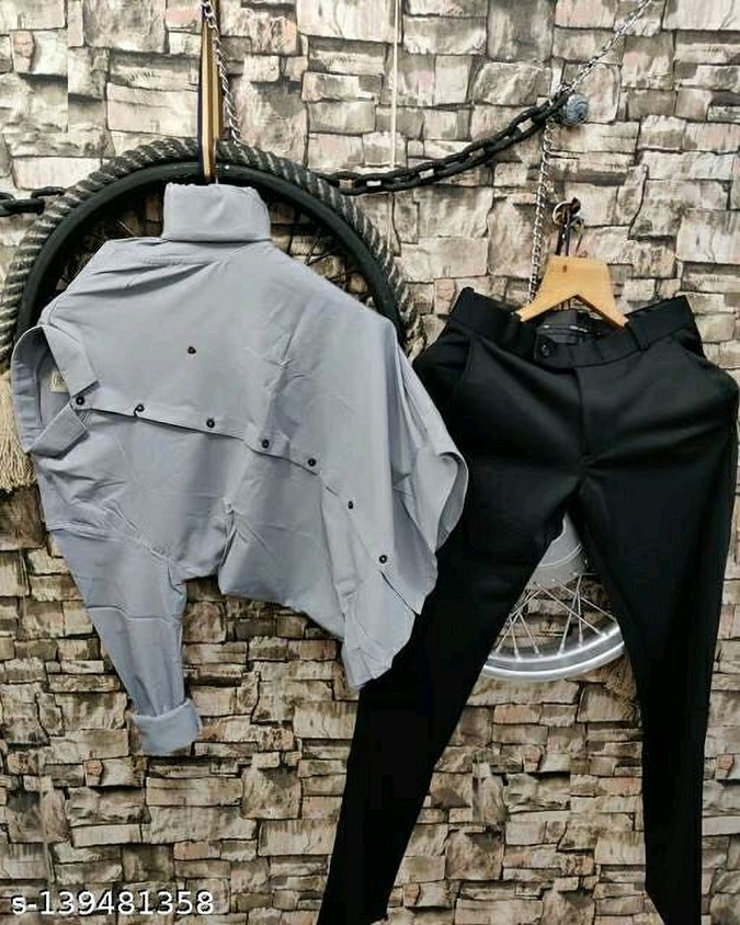 BLACKSHIP Men Ethnic Top Pant Set Buy BLACKSHIP Men Ethnic Top