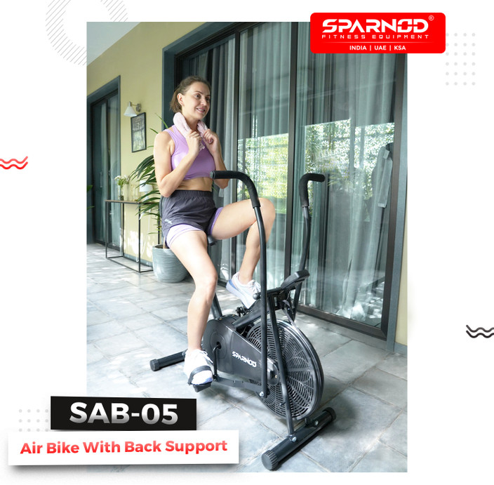 Bike For Best Foldable Stationary Bike 2021 Sparnod Fitness SAB-05
