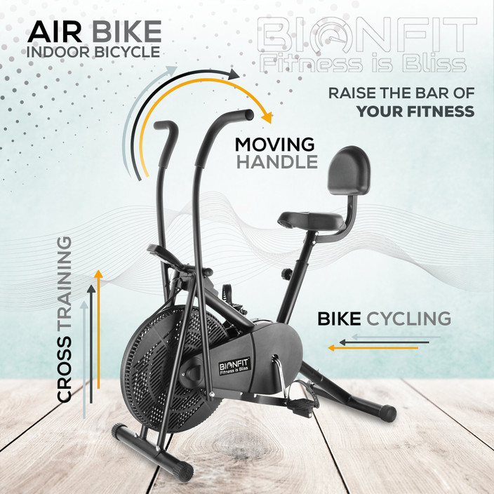 Stationary Bike Cross Training Bikes BIONFIT Air Fitness Cycle For