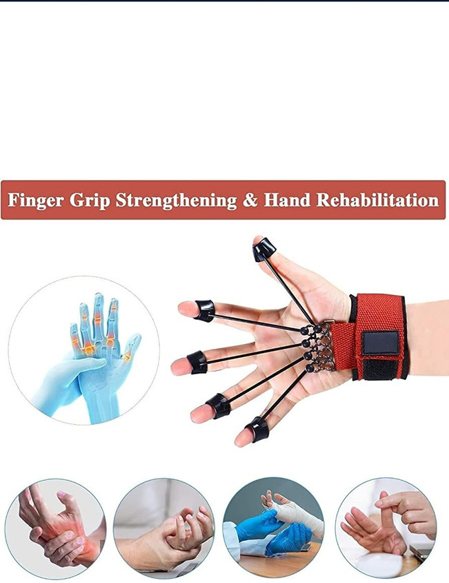 Cristavista Adjustable Hand Grip with Hand Strengthener Finger