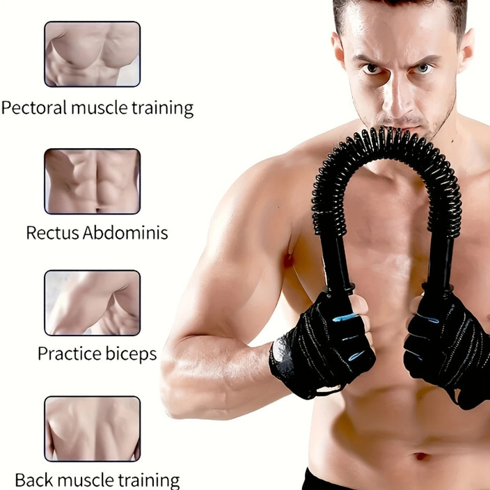 Muscles Worked Power Twister Bar,Upper Body Exercise For Chest