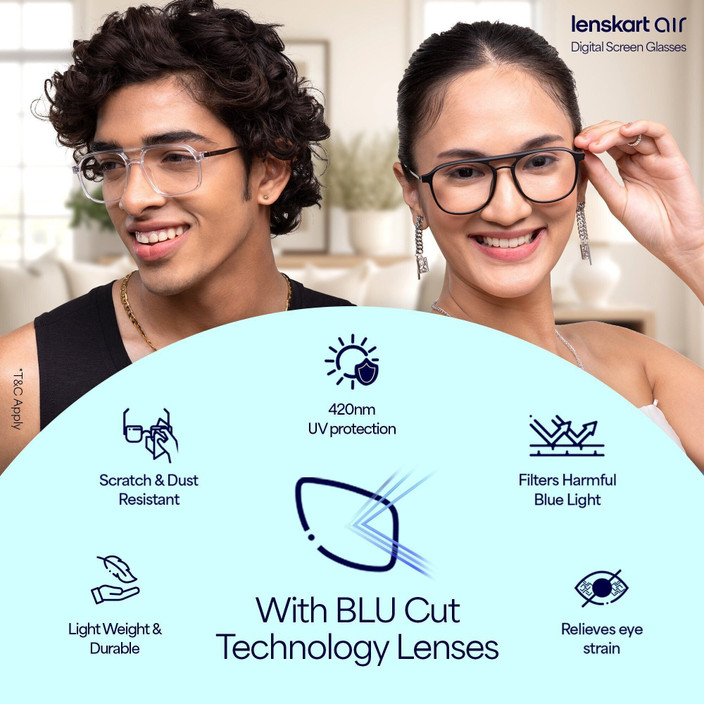 Lenskart Air Full Rim Cat-eyed Frame Price in India Buy Lenskart