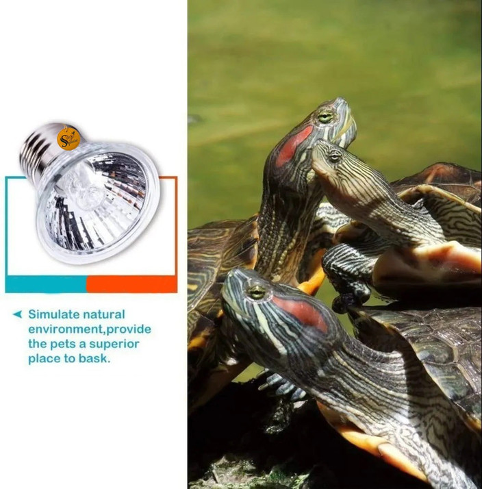 Sage Square 50W UVB Full Spectrum Reptilian, UV Heating, Spot Lamp