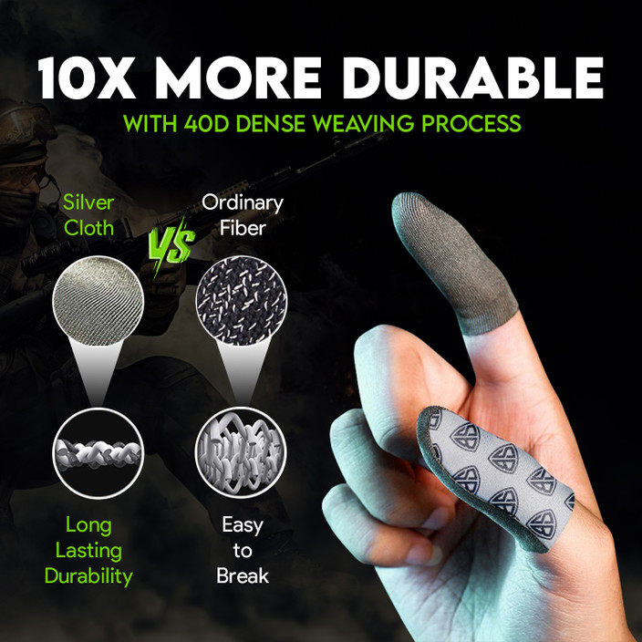 40 Copridita Per Gaming Pubg Mobile - Manicotti Per Dita Alta Sensibilit&agrave;, Antiscivolo E Traspiranti