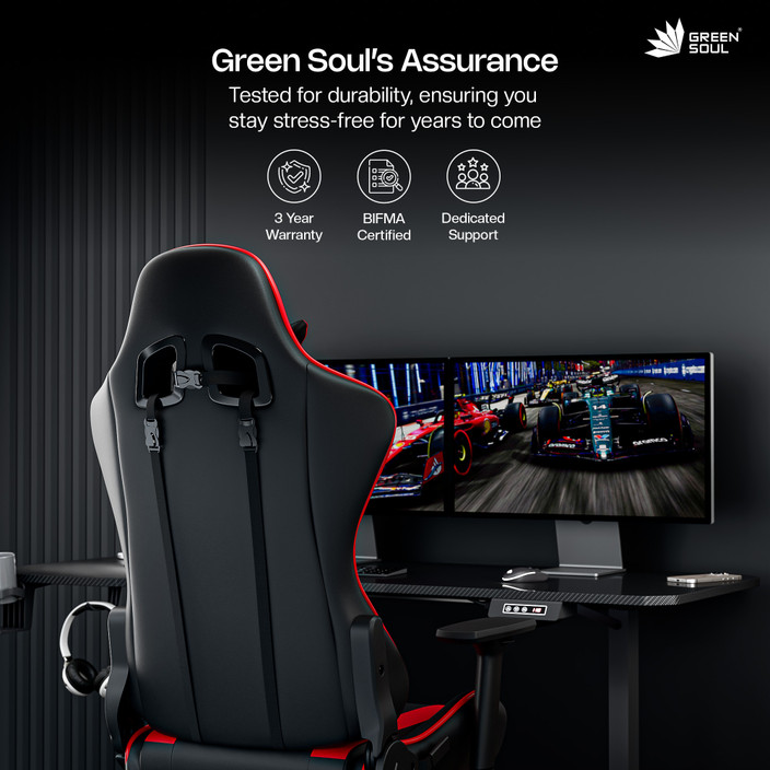 GREEN SOUL Raptor Racing Edition Ergonomic Gaming Chair with