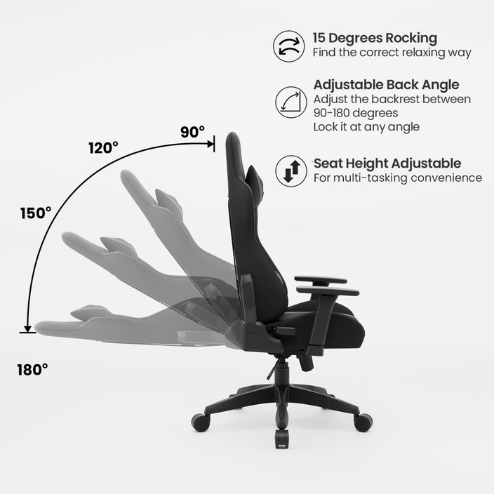 Ergonomic Gaming Best Gaming Chairs Under 150 GREEN SOUL Beast