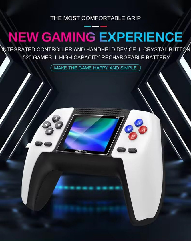 P5 Game Box Handheld Console Built in 520 Game Premium Edition