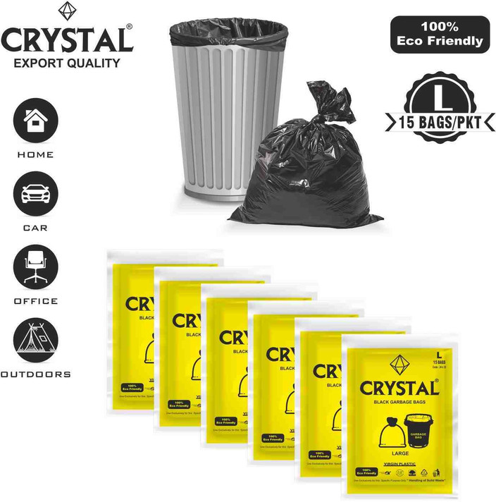 Biodegradable Extra Large Dustbin Bags Crystal Large Biodegradable