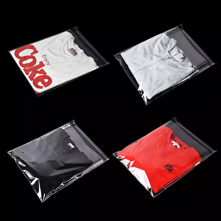 Clear garment bags