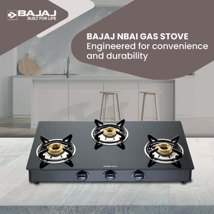 Cooktop Cgx3 Eco BAJAJ Majesty CGX3 Eco Glass, Stainless Steel