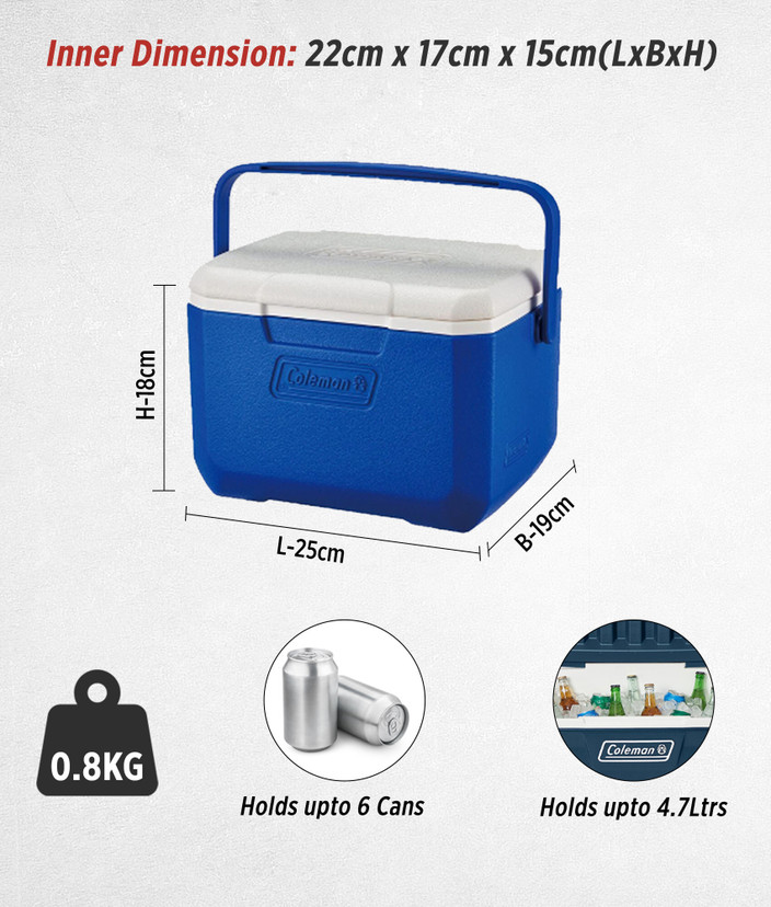 COLEMAN QT Travelling Ice Box, Keeps ice for day with Thermo