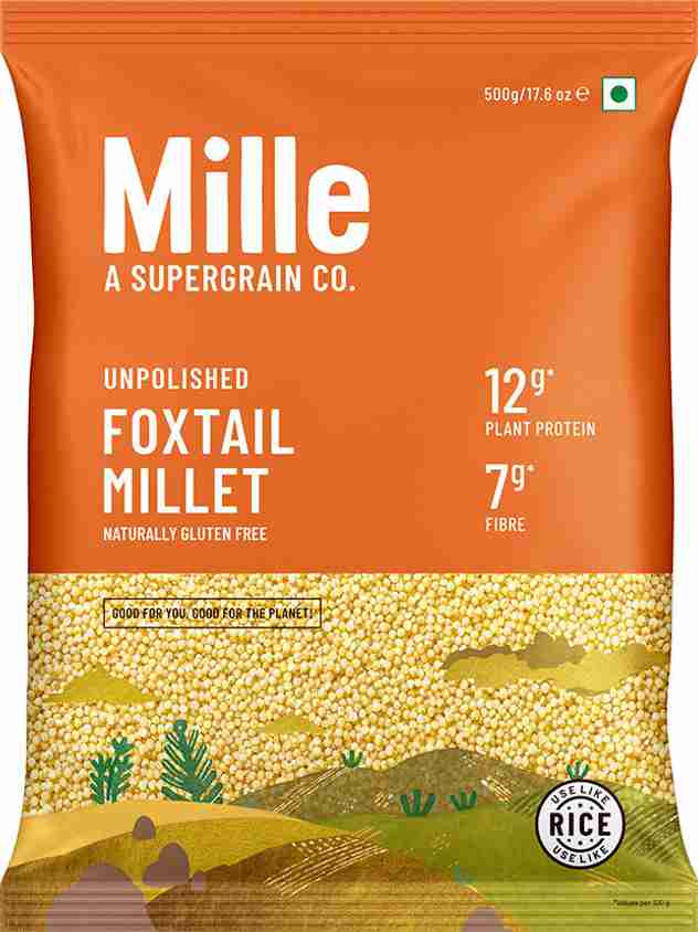 Millé: A Supergrain Co. Whole Grain, Kangani, Gluten Free, High